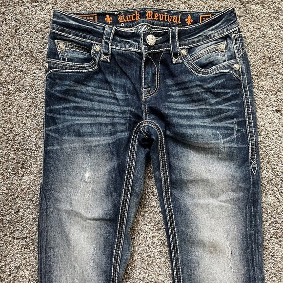 Rock Revival Women's Jeans, Women's size 26, Johanna Boot cut - Picture 2 of 15